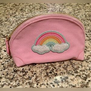 Stoney Clover Lane Half Moon pouch with rainbow patch